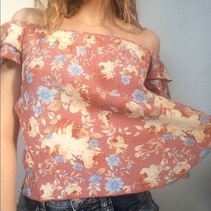 off shoulder top PacSun